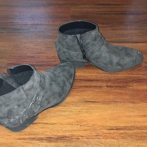 Dark Gray Booties
